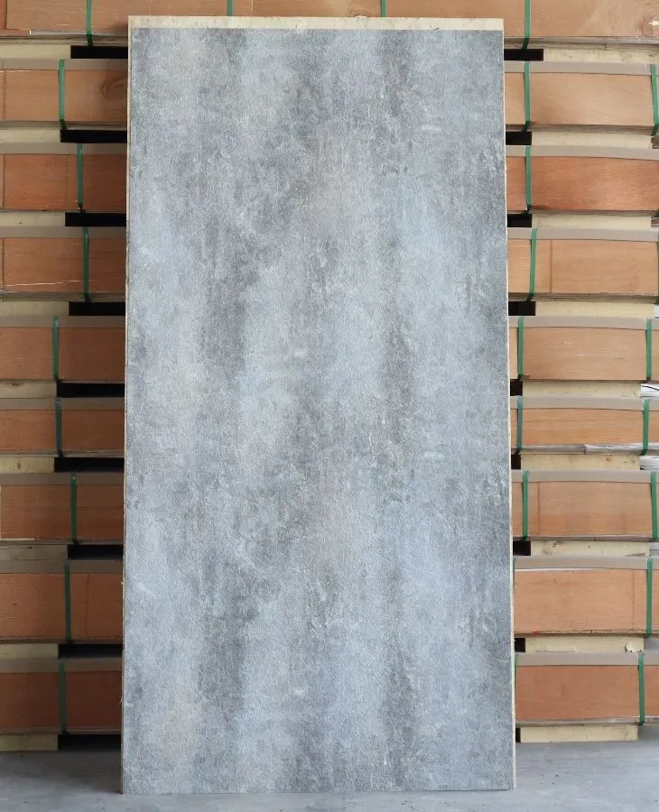 A 3D -s domborított új design PVC márványlemez a belső fal dekorációhoz