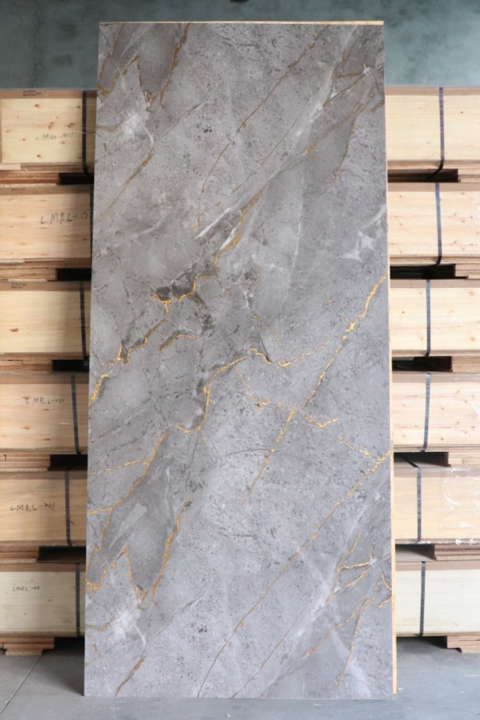 Decorative High Gloss PVC Wall Panel Marble Sheet high quality