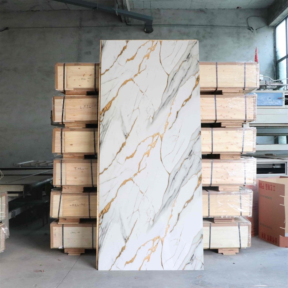 Easy Installation High Glossy Waterproof UV Marble Sheet best