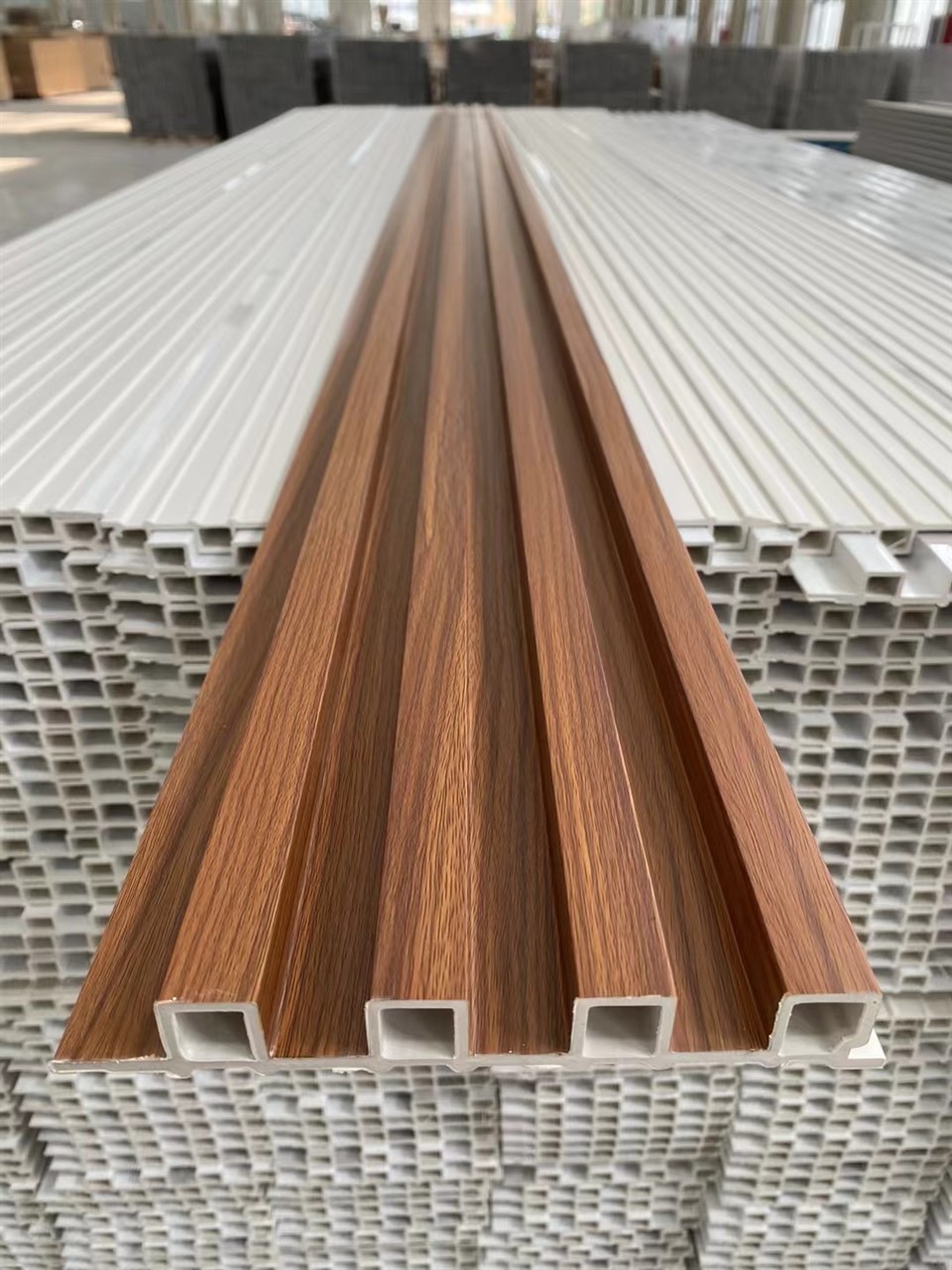 Solid Color Decor Use WPC Wall Panel For House factory